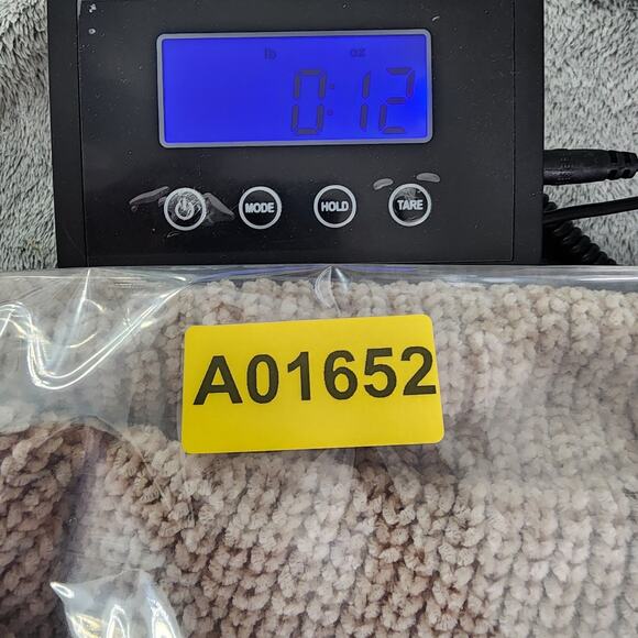 Stitch by Chenault Sweater Womens M Tan Chenille Knit Pearl Buttons Puff Sleeves - Picture 9 of 9